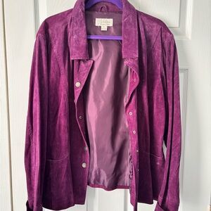 CJ Banks Rich Purple Women's Blazer